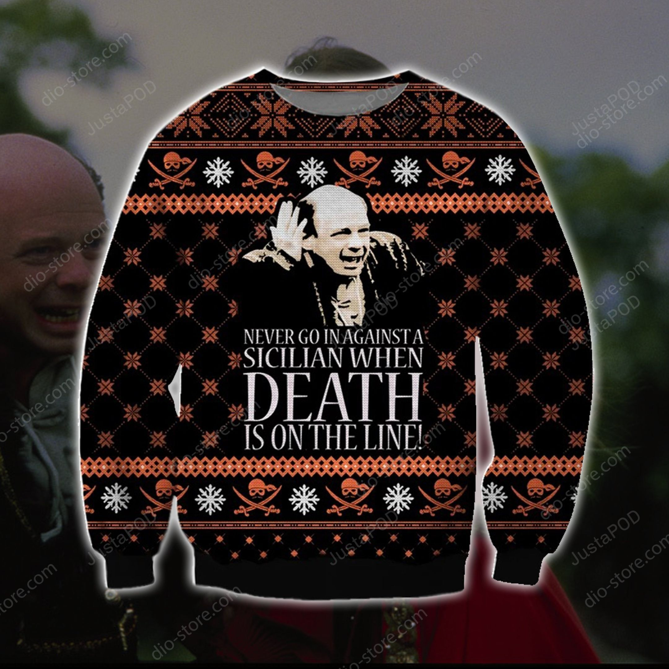 The Princess Bride Knitting Pattern 3D Print Ugly Christmas Sweater Adult 3D Funny Matching for family