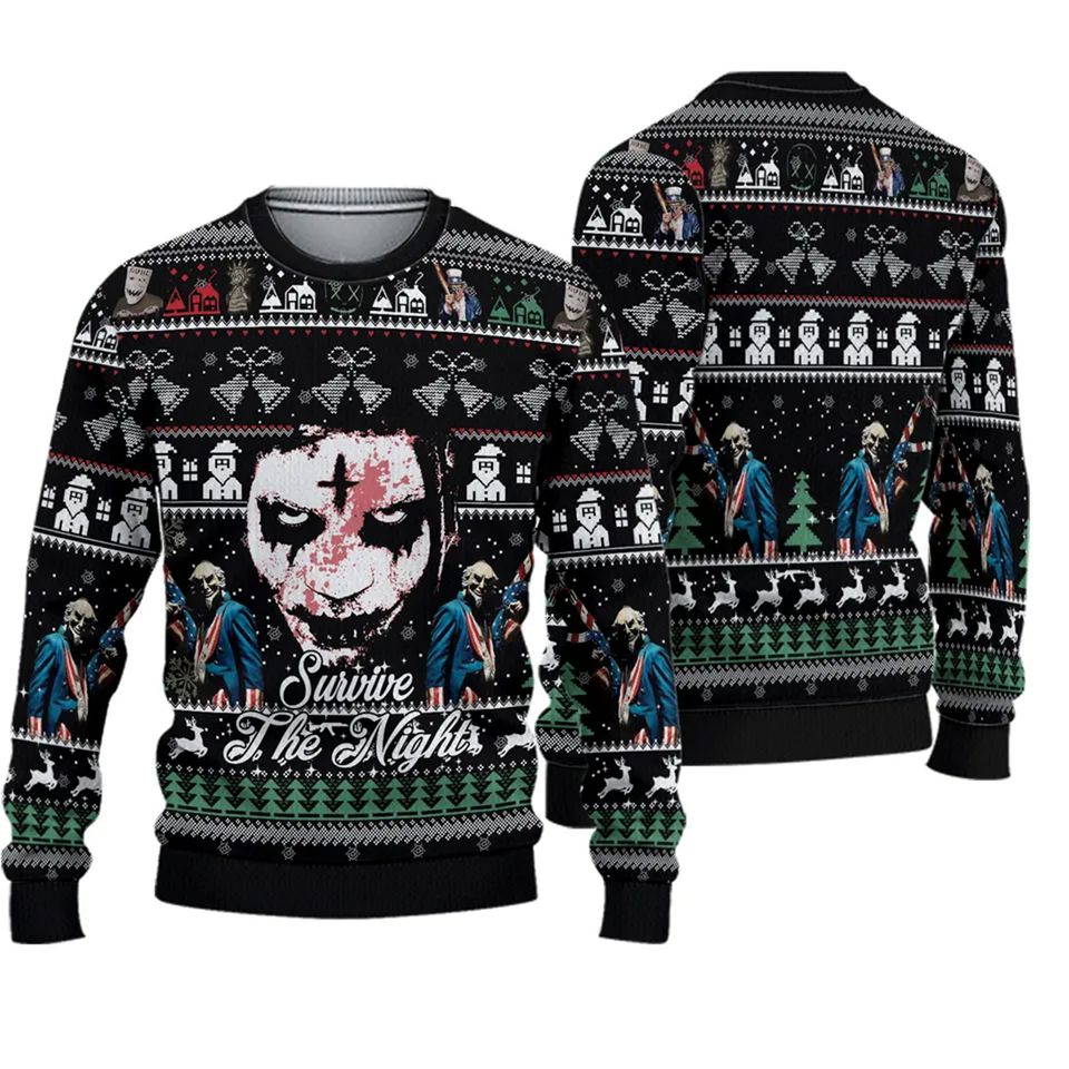 The Purge Christmas Ugly Sweater for Holiday Events
