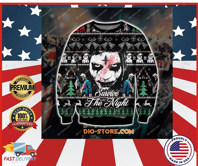 The Purge Series Ugly Christmas Sweater Adult 3D Funny Matching for family
