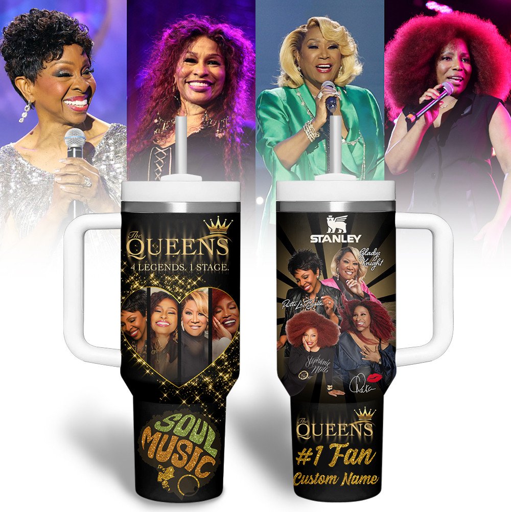 The Queens: 4 Legends Music Custom Stanley Cup 40 oz 30 oz Tumbler With HandleTVC2301280