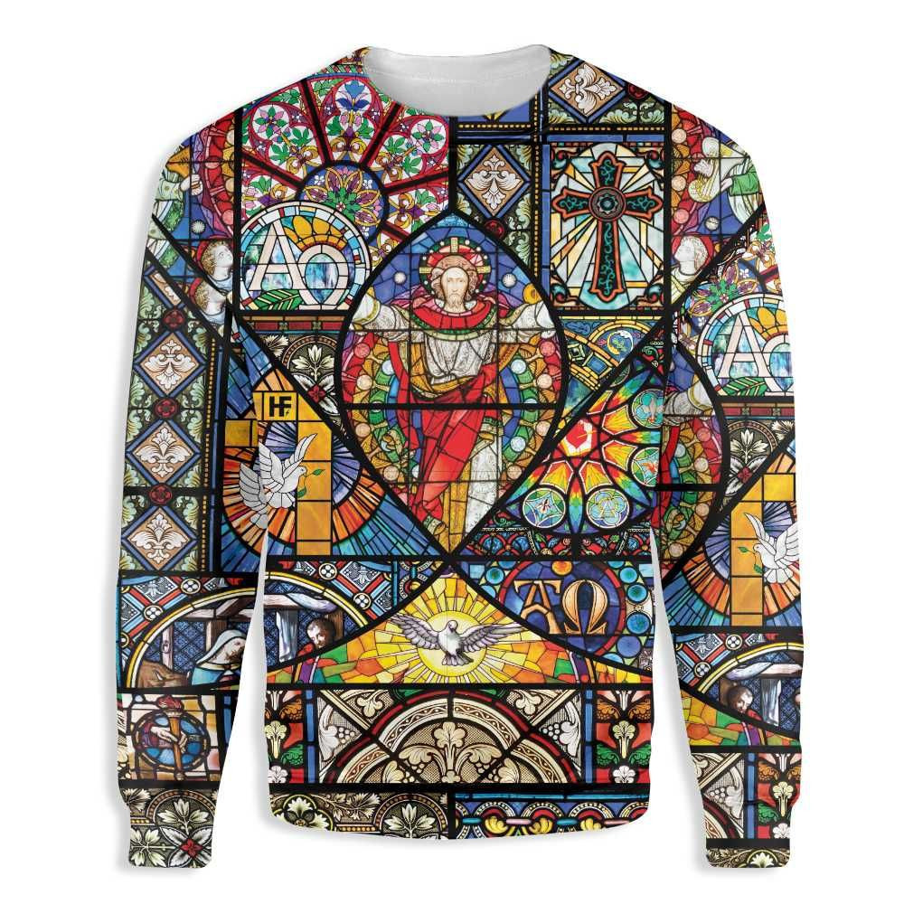 The Resurrection Of Jesus Ugly Christmas Sweater Adult 3D Funny Matching for family