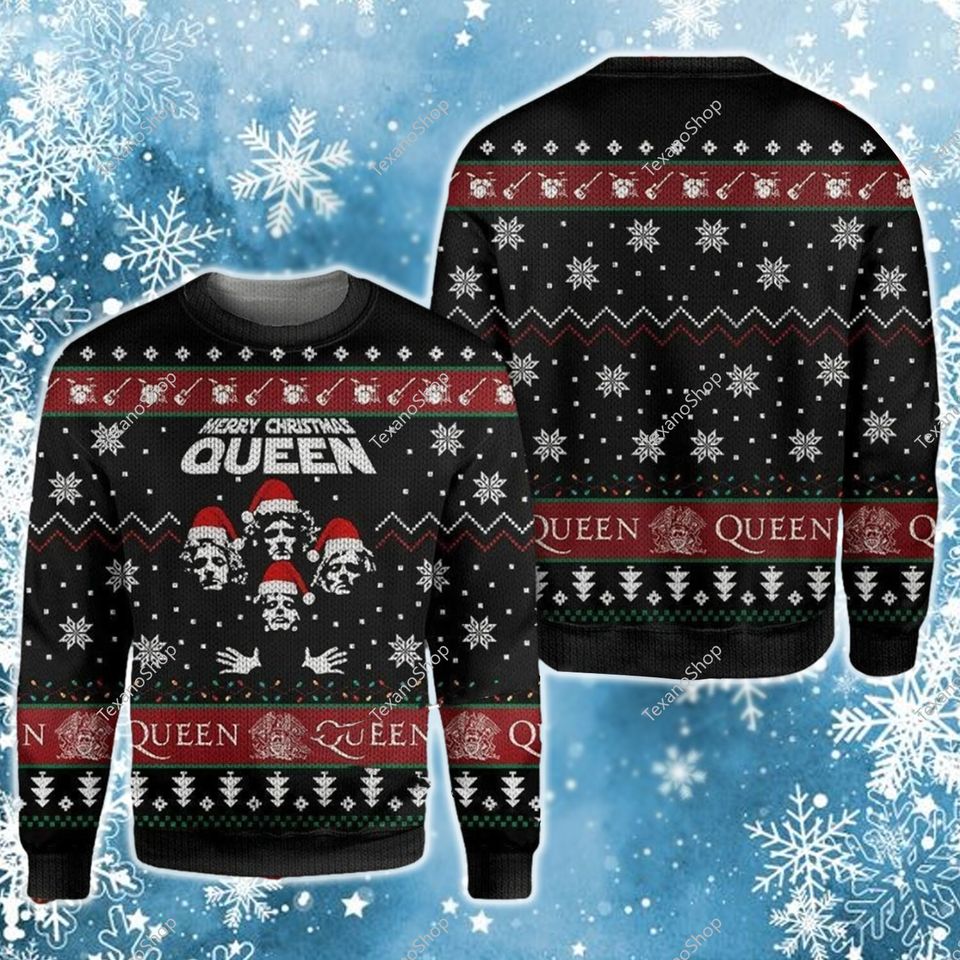 The Rhapsody Tour 2023 Ugly Sweater, Queen Adam Lambert The Rhapsody Tour 2023