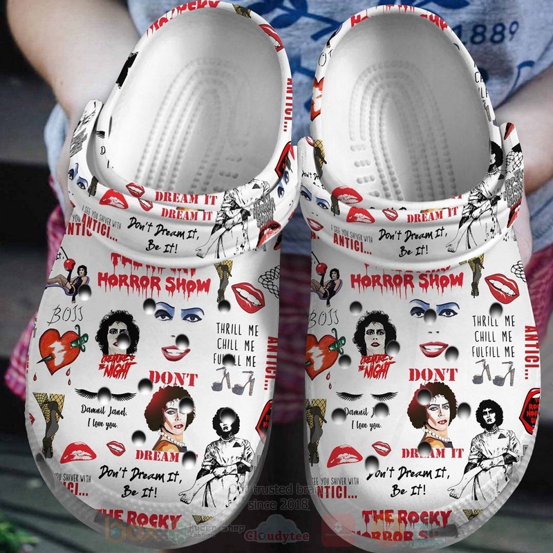 The Rocky Horror Picture Show Movie Crocs Crocband Clogs Shoes Comfortable For Men Women and Kids