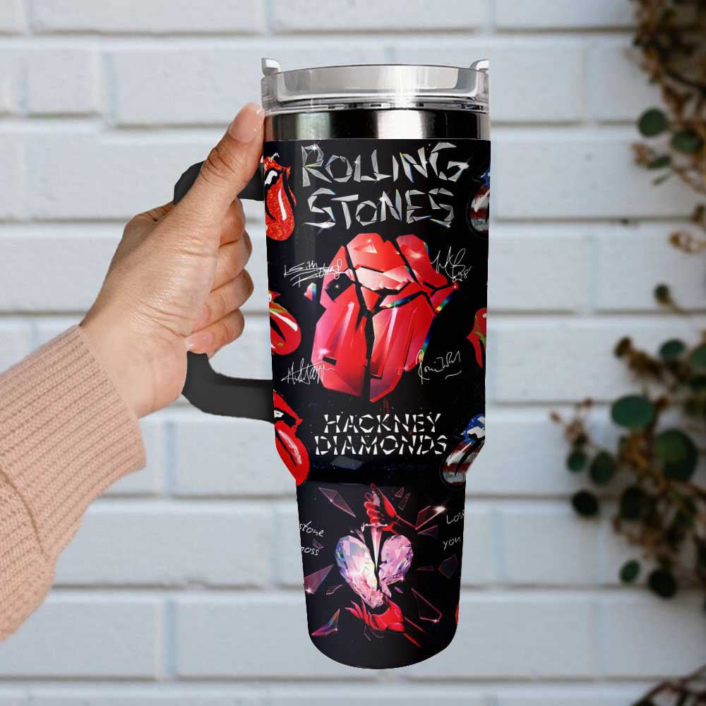 The Rolling Stones Custom Stanley Cup 40 oz 30 oz Tumbler With HandleTVC2301127 - Image 3