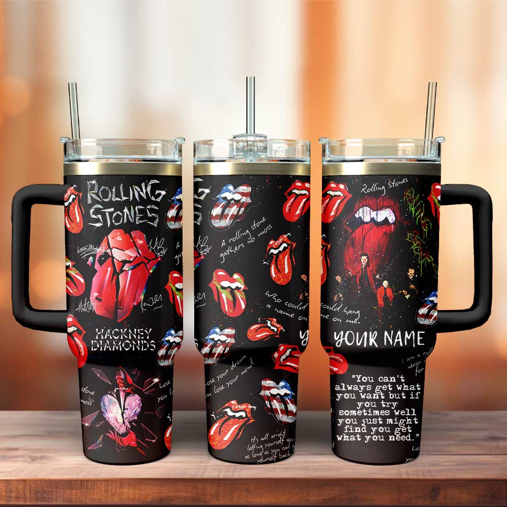 The Rolling Stones Custom Stanley Cup 40 oz 30 oz Tumbler With HandleTVC2301127 - Image 4