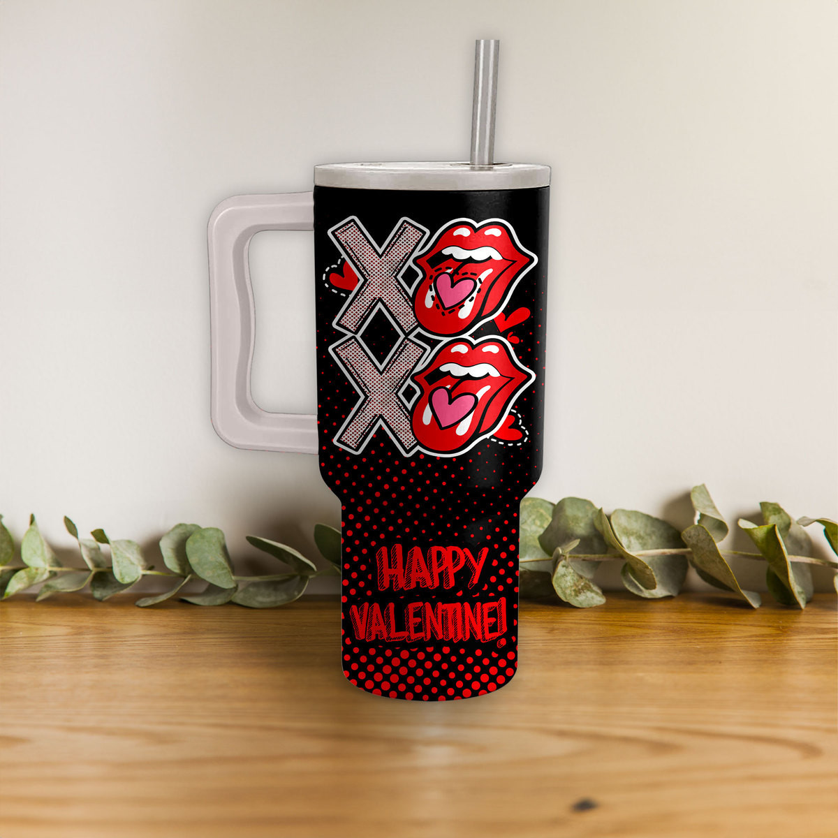The Rolling Stones Happy Valentine Music Custom Stanley Cup 40 oz 30 oz Tumbler With HandleTVC2301152 - Image 3