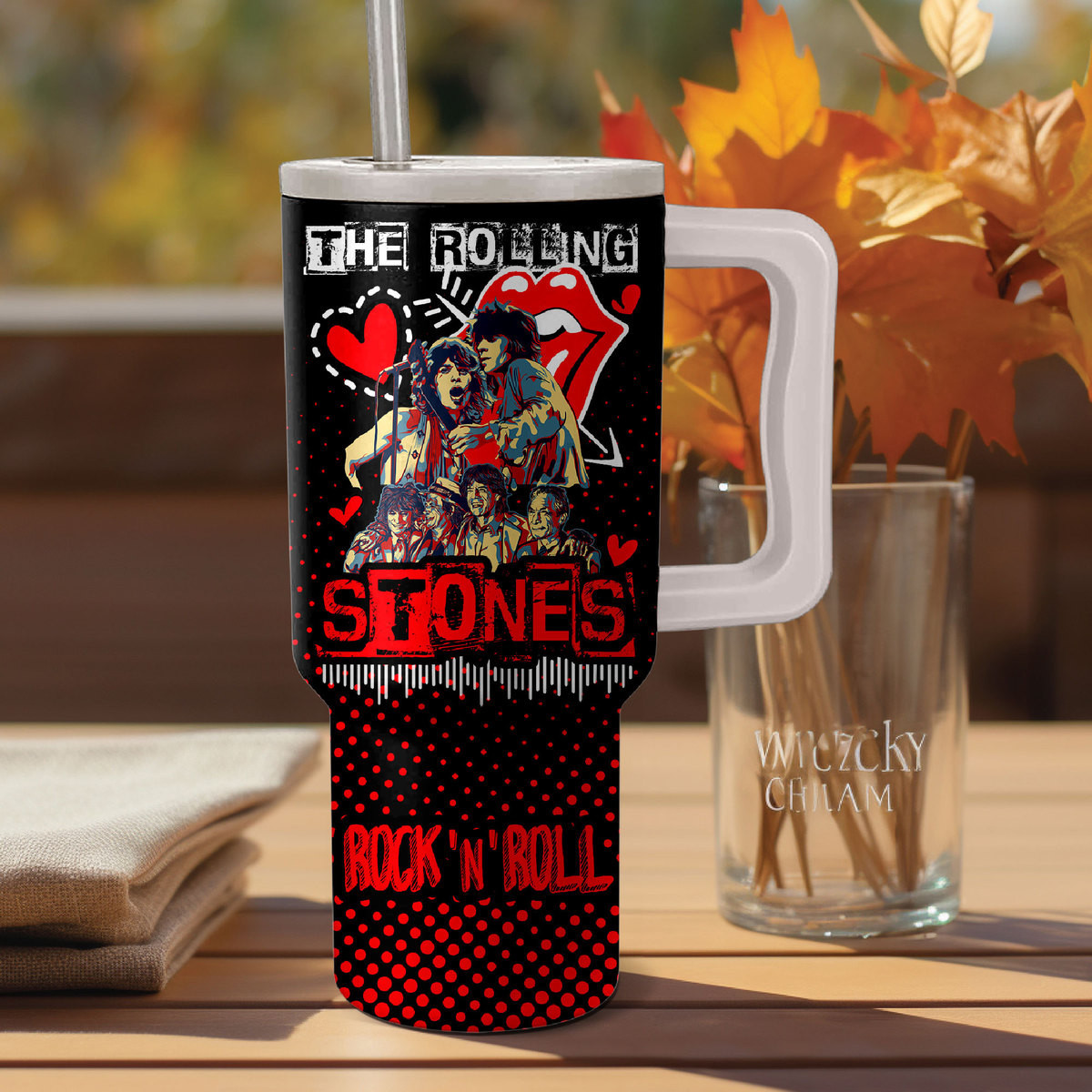 The Rolling Stones Happy Valentine Music Custom Stanley Cup 40 oz 30 oz Tumbler With HandleTVC2301152 - Image 2
