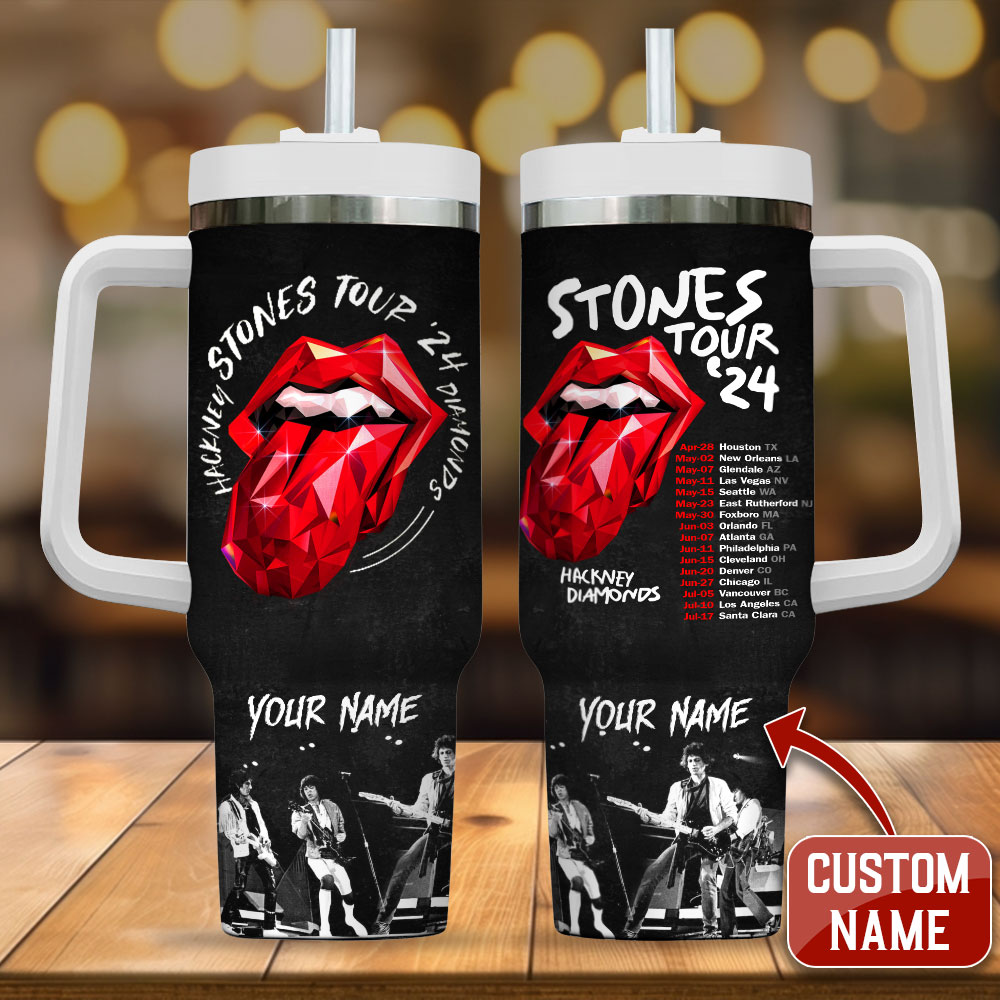 The Rolling Stones Music Custom Stanley Cup 40 oz 30 oz Tumbler With HandleTVC2301714