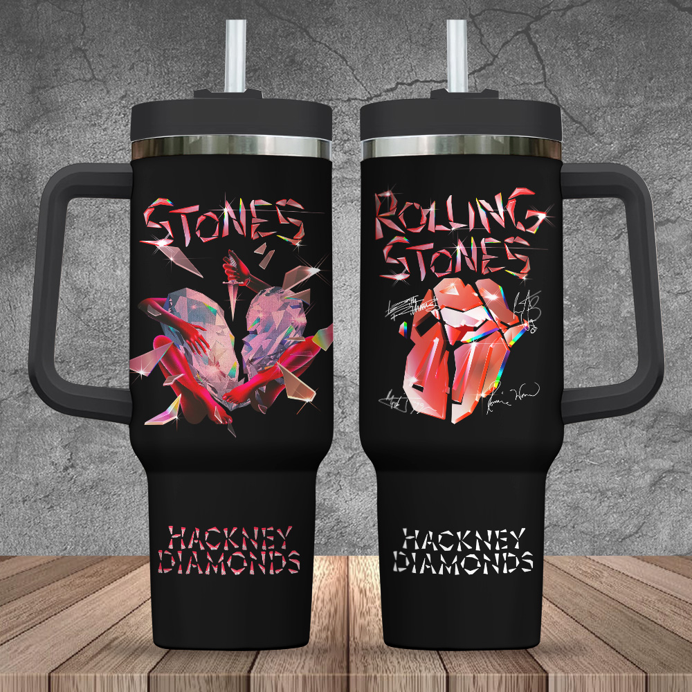 The Rolling Stones Music Custom Stanley Cup 40 oz 30 oz Tumbler With HandleTVC2301846