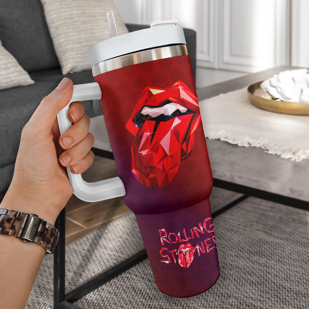 The Rolling Stones Music Custom Stanley Cup 40 oz 30 oz Tumbler With HandleTVC2301847 - Image 2