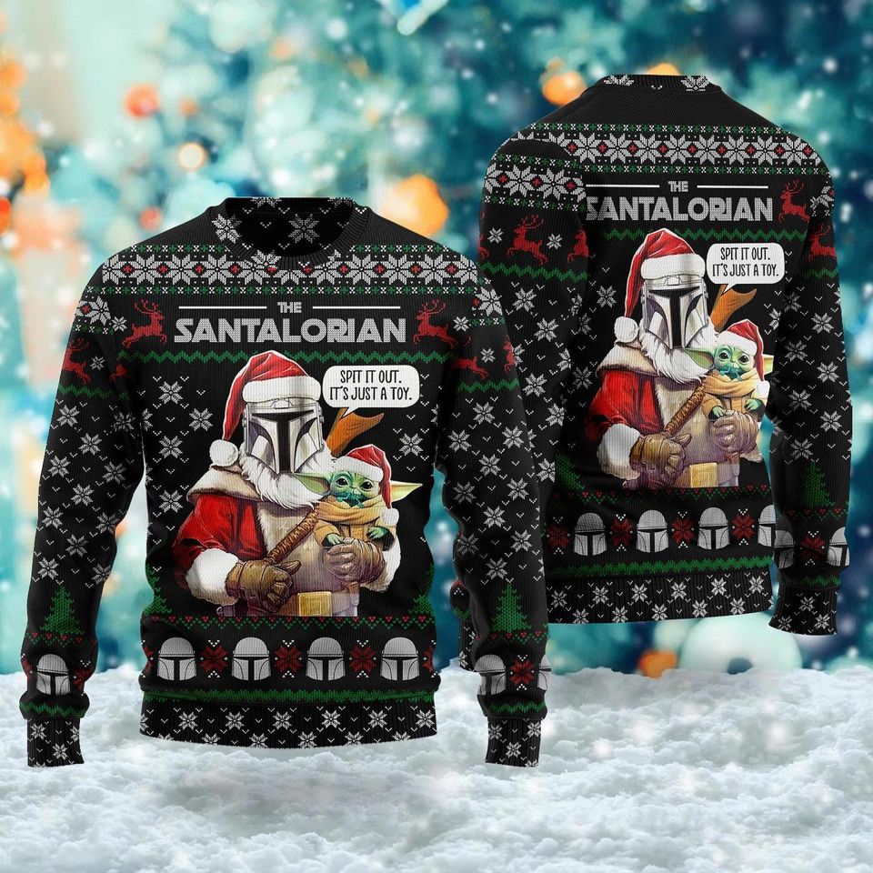 The Santalorian Ugly Sweatshirts, Christmas Gift For Men Women Kid
