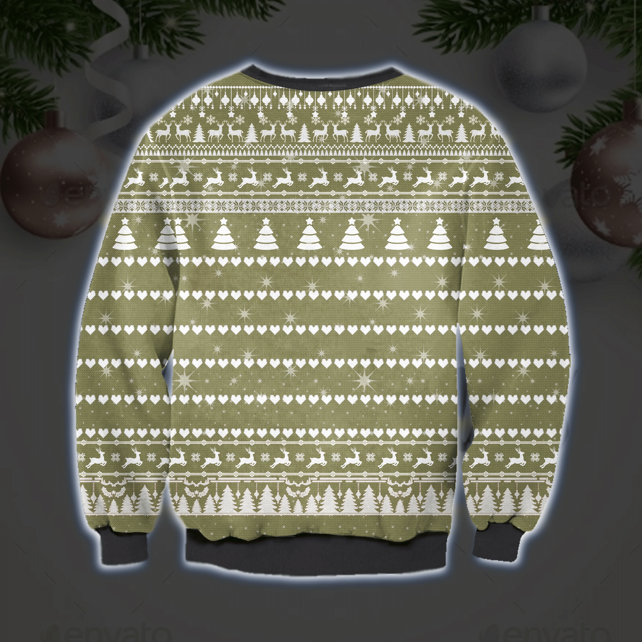 The Second Breakfast Club Ugly Christmas Sweater Adult 3D Funny Matching for family - Image 2
