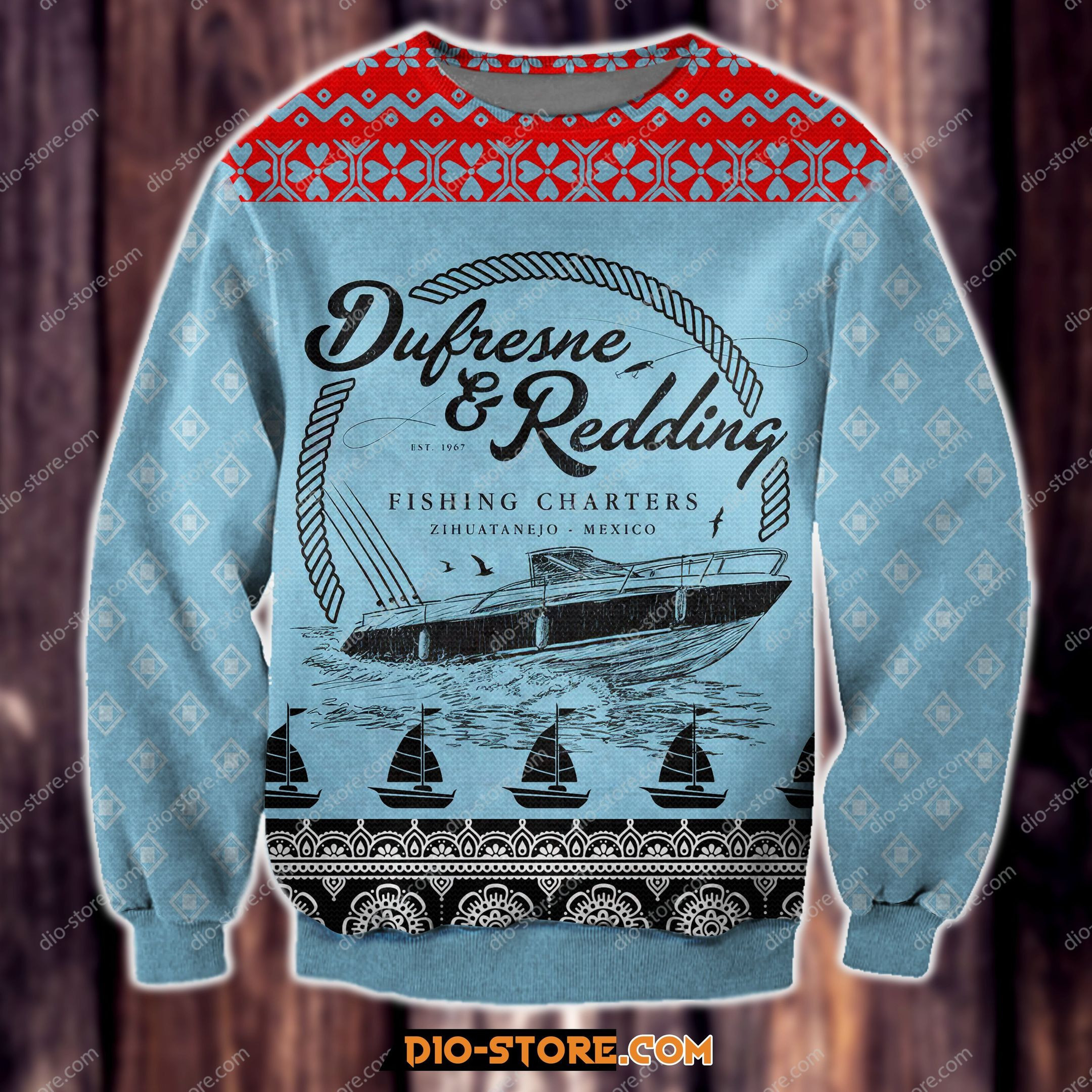 The Shawshank Redemption Ugly Christmas Sweater Adult 3D Funny Matching for family