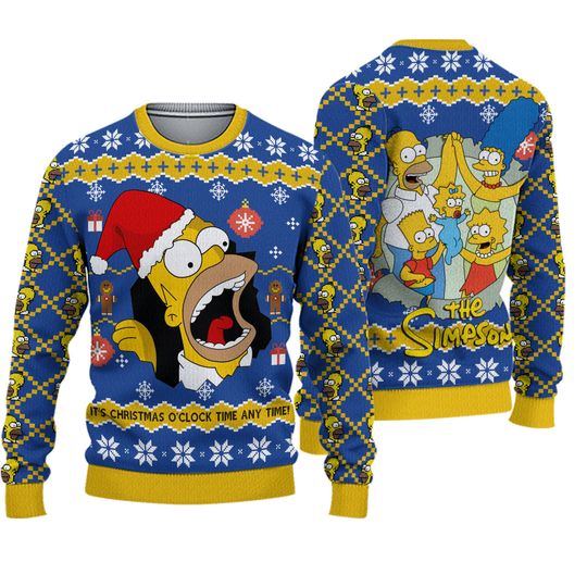 The Simpson Ugly Christmas Sweater - Image 2