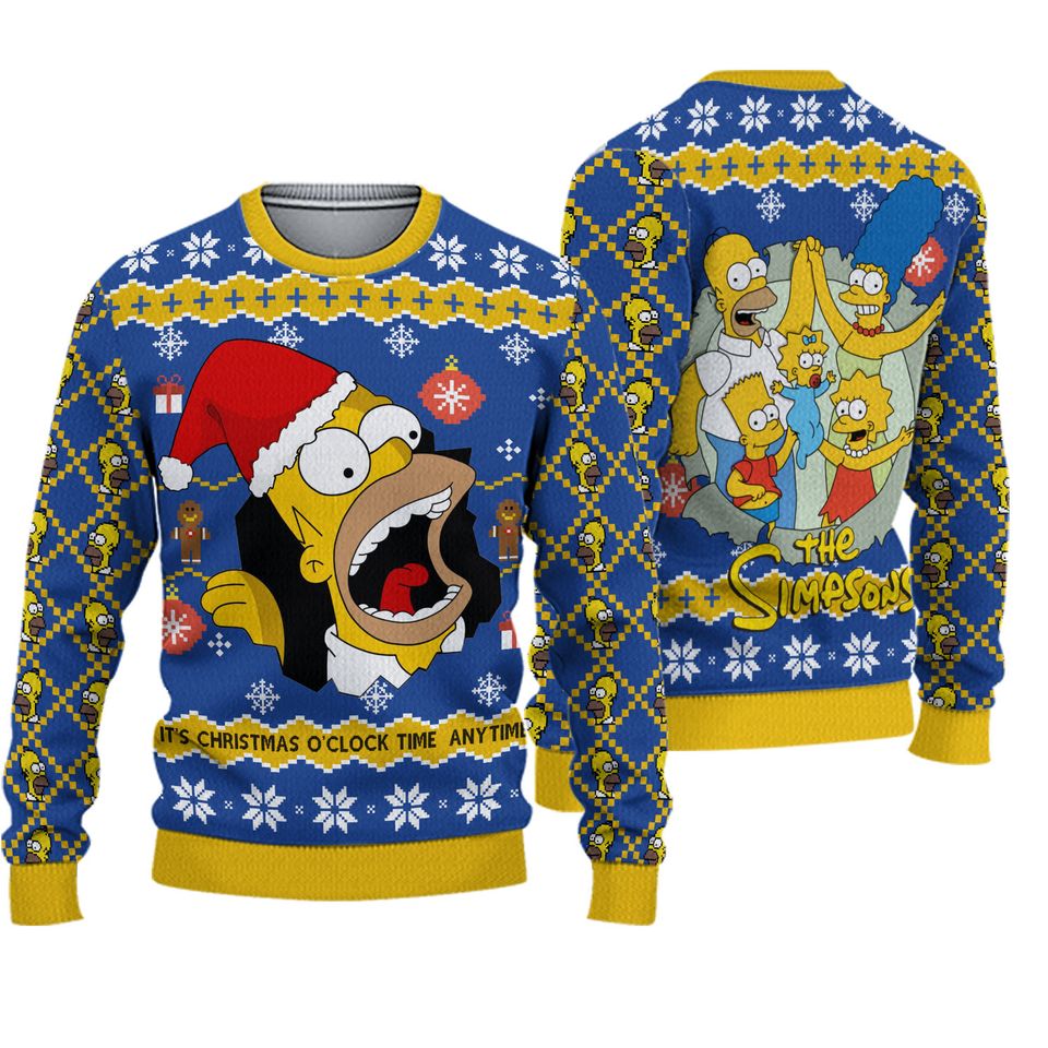 The Simpson Ugly Christmas Sweater, Christmas Sweater