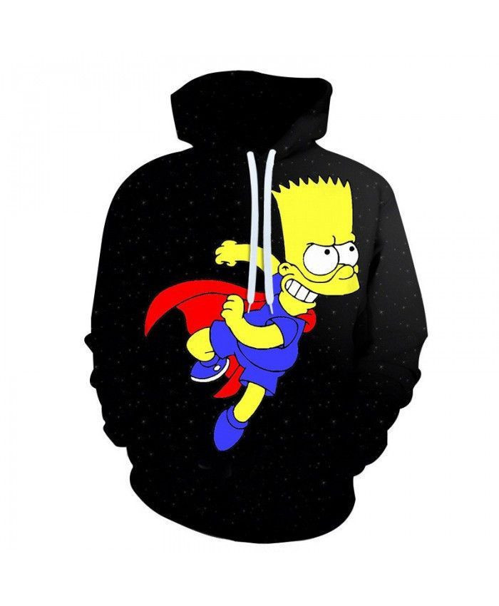 The Simpsons 3D All Over Print Hoodie, Zip Hoodie