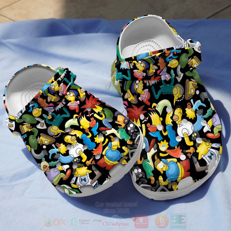 The Simpsons TV Series Crocs Crocband Clogs Shoes Comfortable For Men Women and Kids