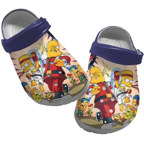The Simpsons TV series Crocs Crocband Clogs Shoes Comfortable For Men Women and Kids