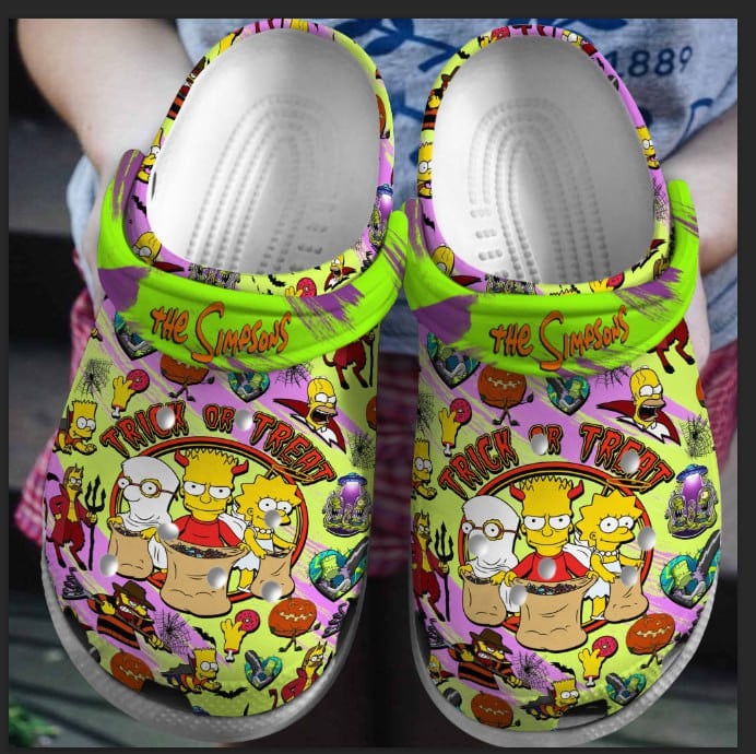 The Simpsons TV Series Crocs Crocband Clogs Shoes Comfortable For Men Women and Kids