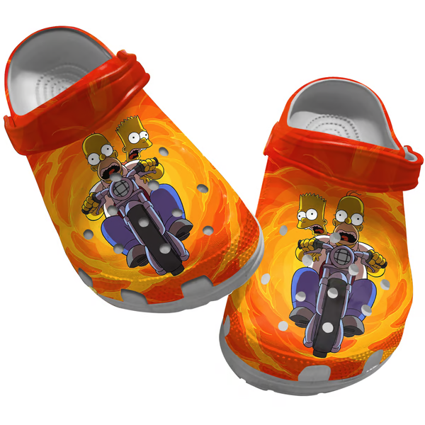 The Simpsons TV series Crocs Crocband Clogs Shoes Comfortable For Men Women and Kids