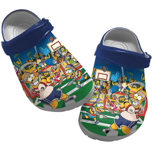 The Simpsons TV series Crocs Crocband Clogs Shoes Comfortable For Men Women and Kids