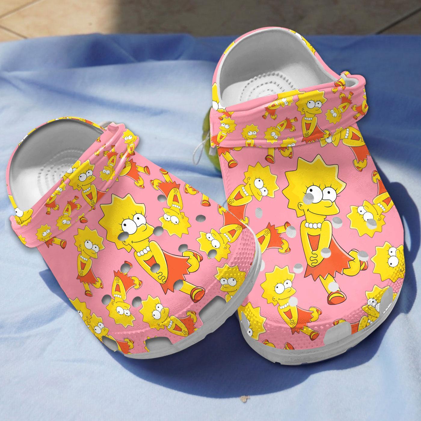 The Simpsons TV series Crocs Crocband Clogs Shoes Comfortable For Men Women and Kids
