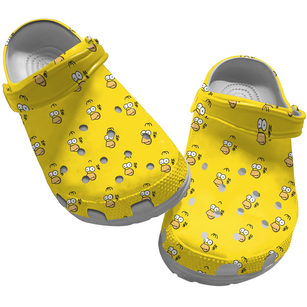 The Simpsons TV series Crocs Crocband Clogs Shoes Comfortable For Men Women and Kids