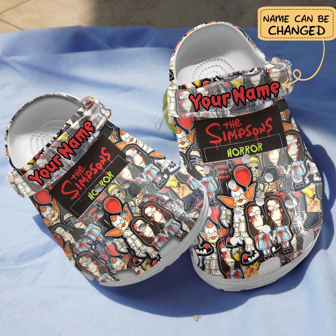 The Simpsons TV series Crocs Crocband Clogs Shoes Comfortable For Men Women and Kids