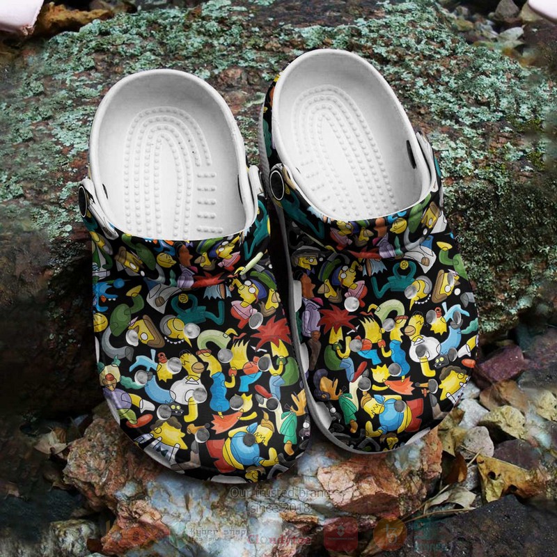 The Simpsons TV Series Crocs Crocband Clogs Shoes Comfortable For Men Women and Kids - Image 3