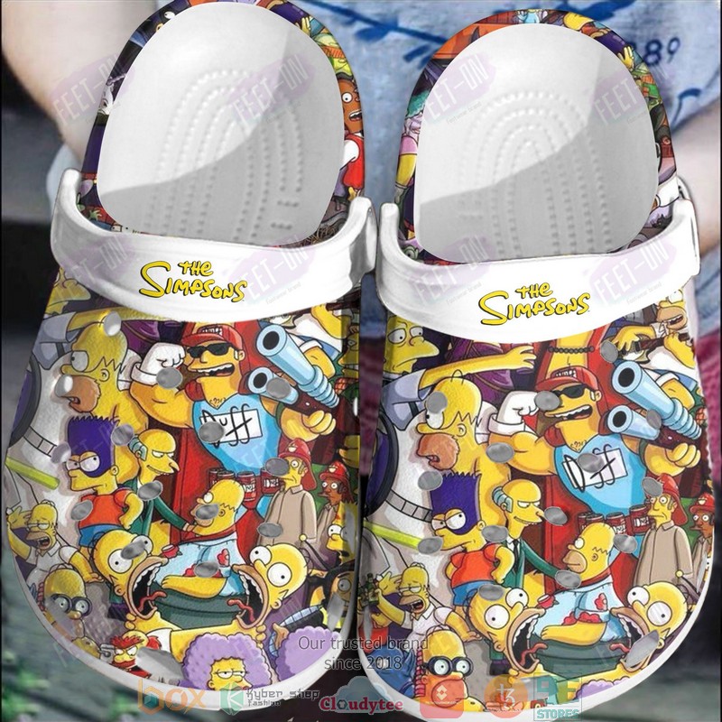 The Simpsons TV Series Crocs Crocband Clogs Shoes Comfortable For Men Women and Kids