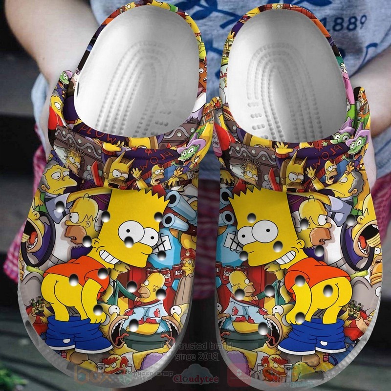 The Simpsons TV Series Crocs Crocband Clogs Shoes Comfortable For Men Women and Kids