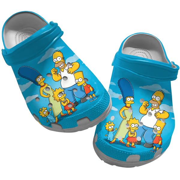 The Simpsons TV series Crocs Crocband Clogs Shoes Comfortable For Men Women and Kids