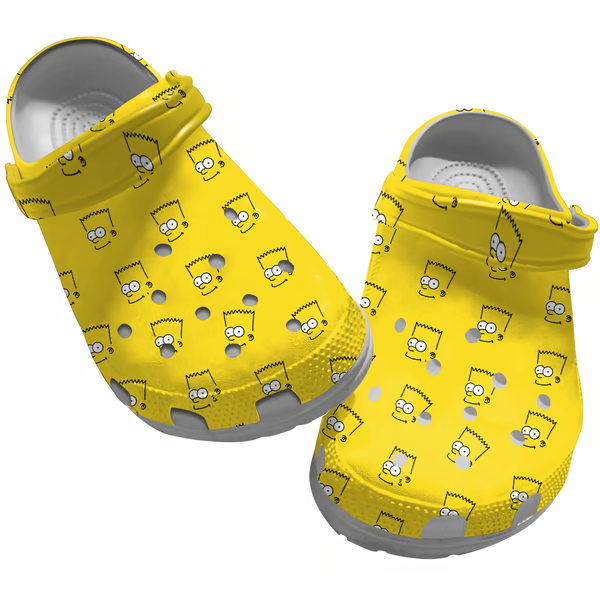 The Simpsons TV series Crocs Crocband Clogs Shoes Comfortable For Men Women and Kids