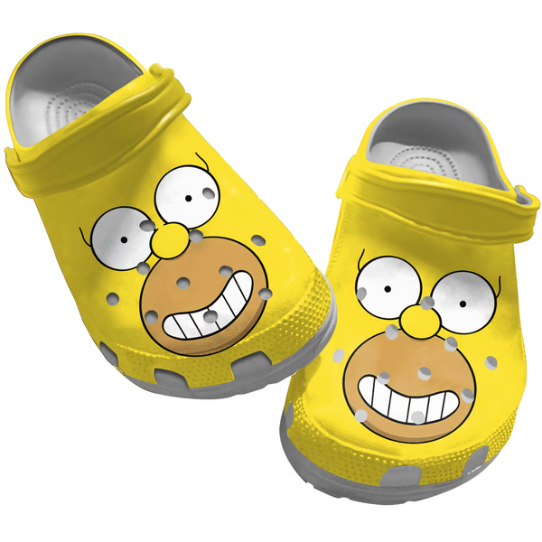 The Simpsons TV series Crocs Crocband Clogs Shoes Comfortable For Men Women and Kids