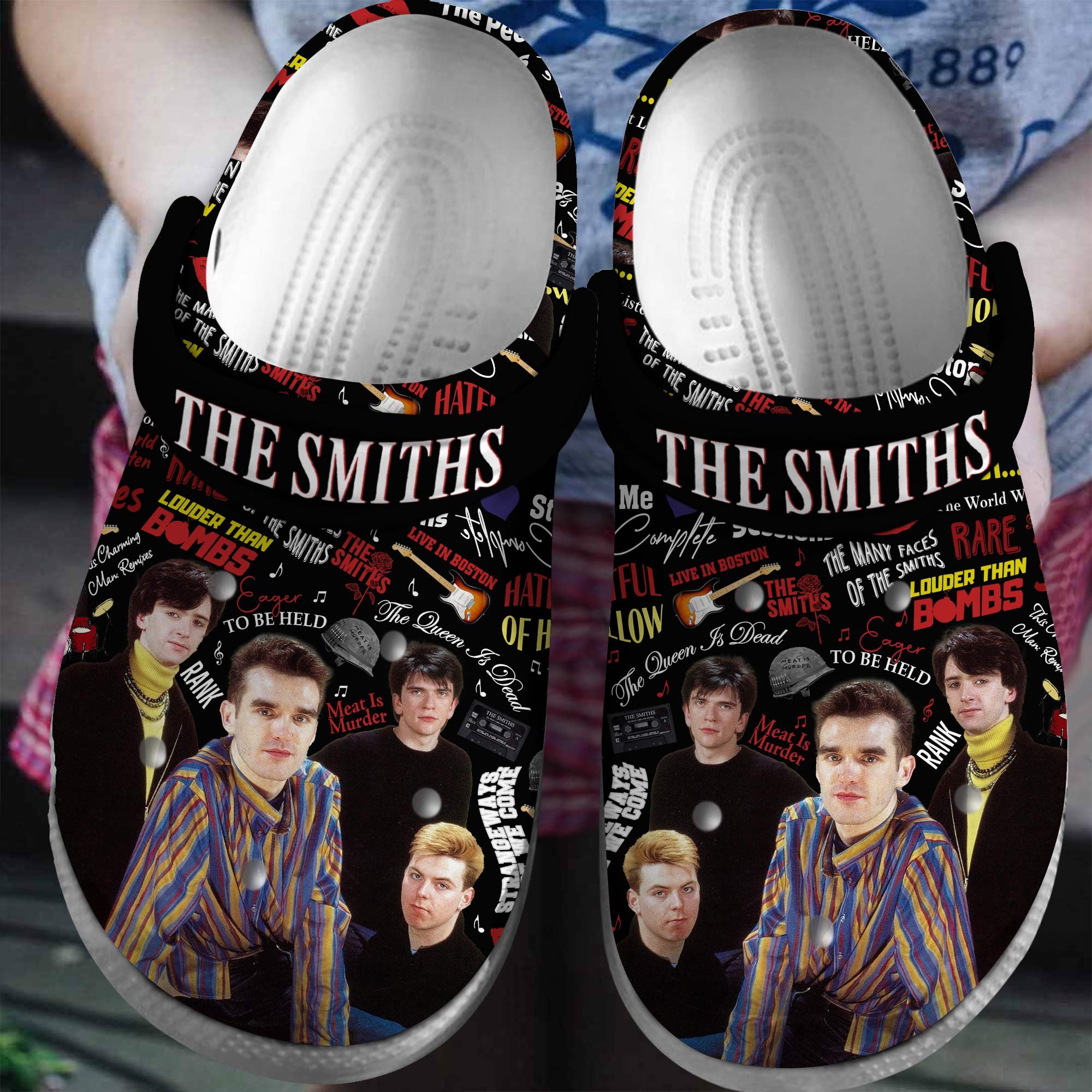The Smiths Band Music Crocs Crocband Clogs Shoes Comfortable For Men Women and Kids