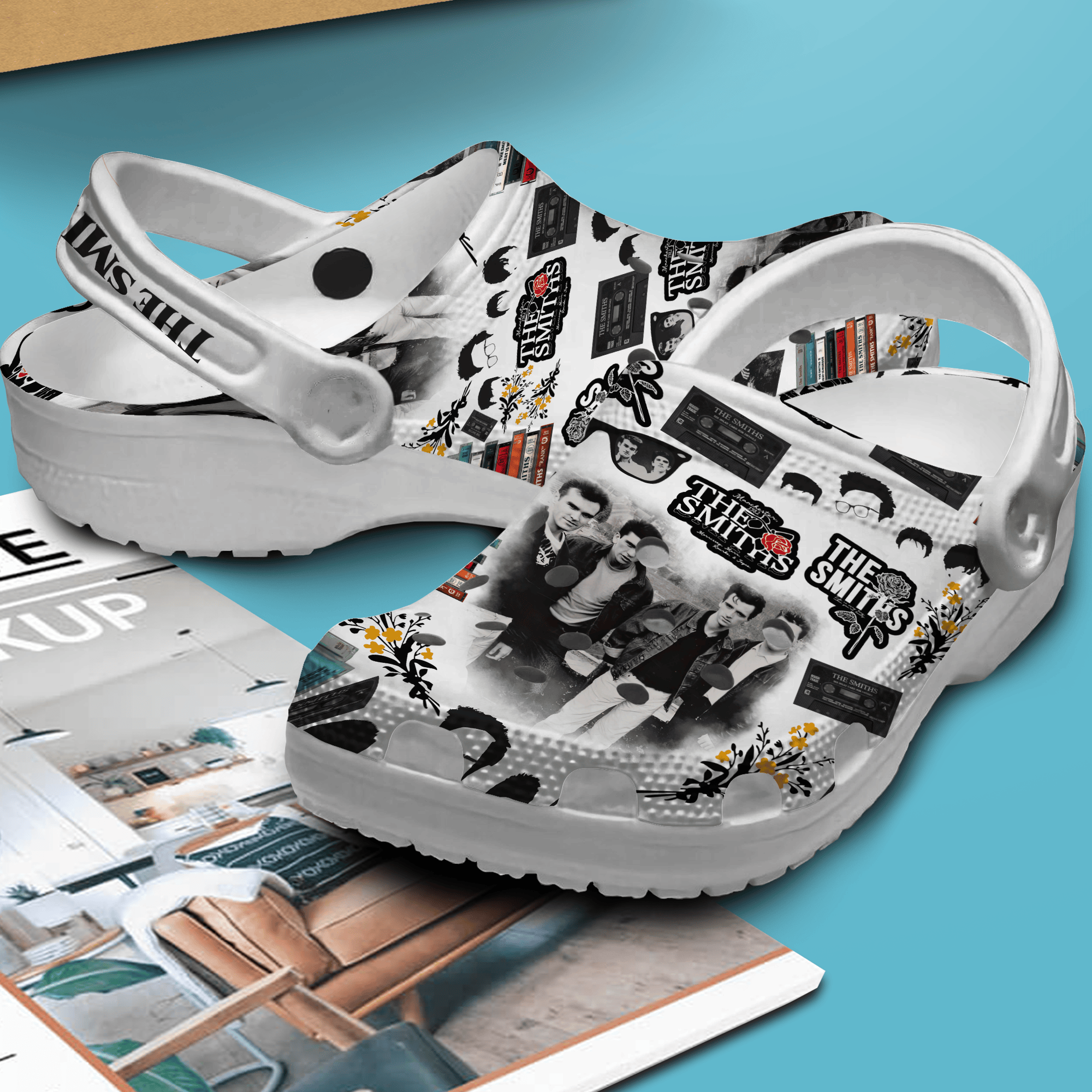 The Smiths music Crocs Crocband Clogs Shoes Comfortable For Men Women and Kids - Image 4