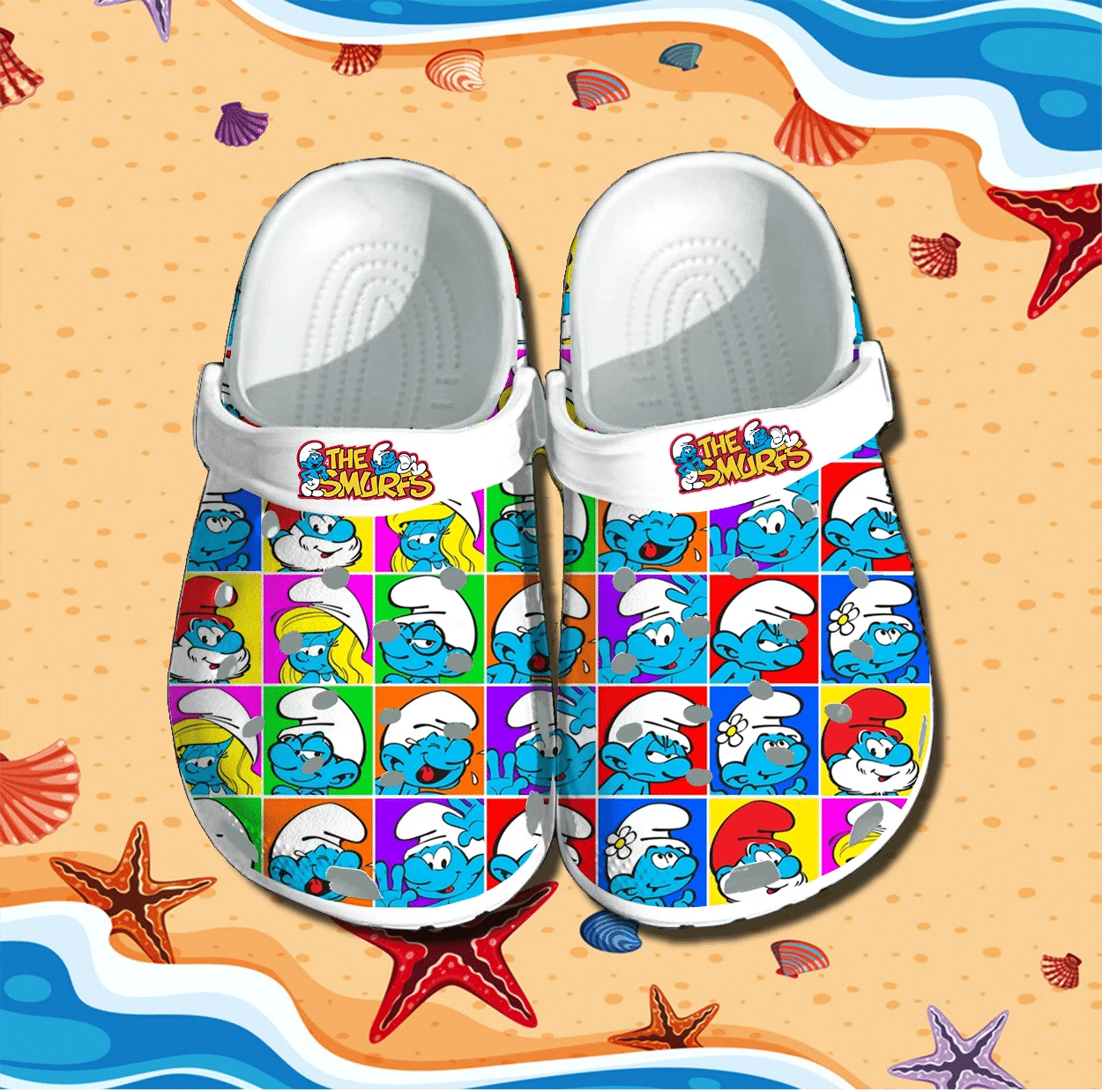 The Smurfs Crocs Clog Shoes