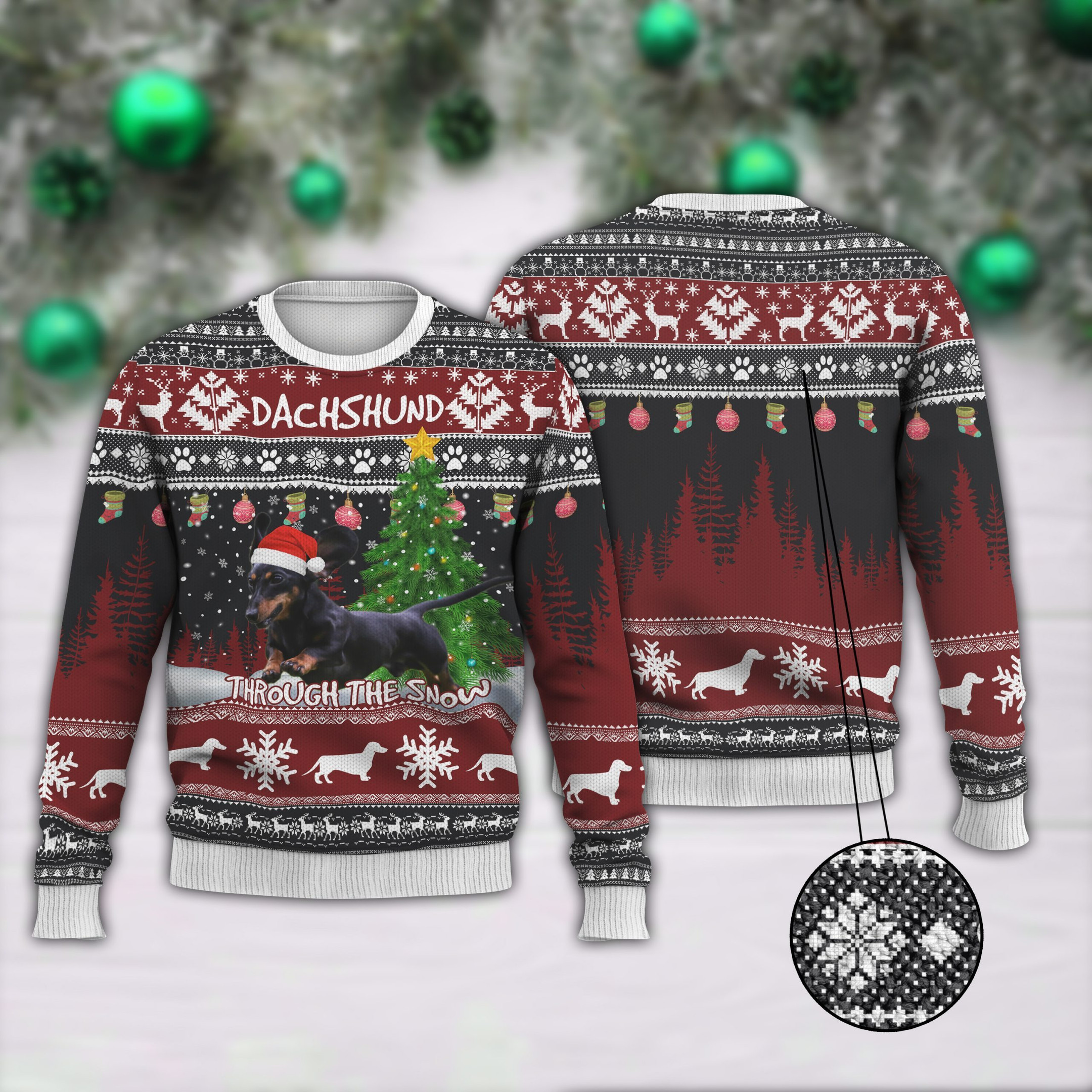 The Snow Ugly Christmas Sweater Adult 3D Funny Matching for family