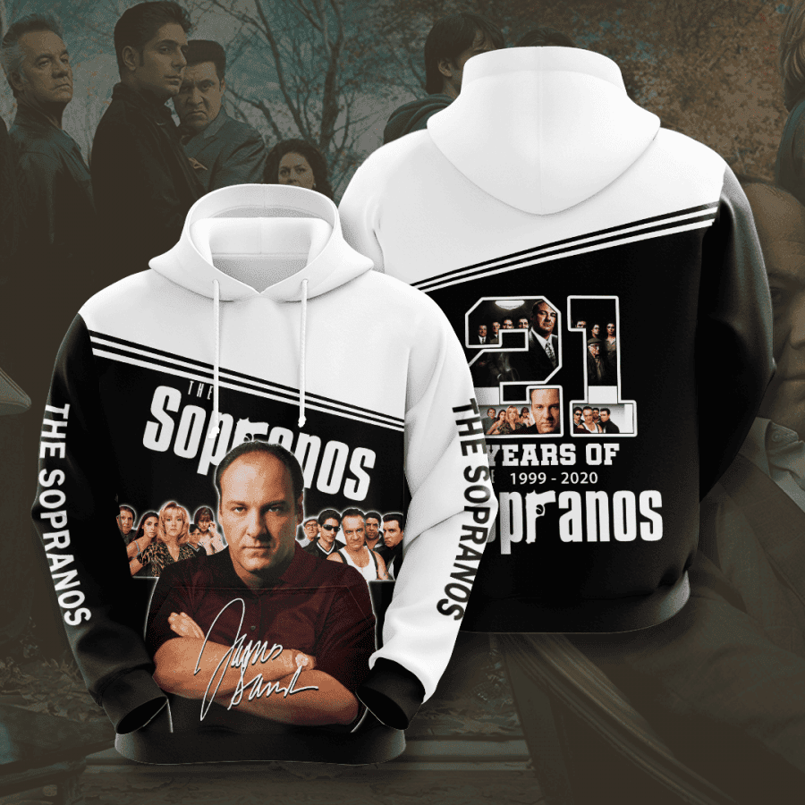 The Sopranos 3D All Over Print Hoodie, Zip Hoodie