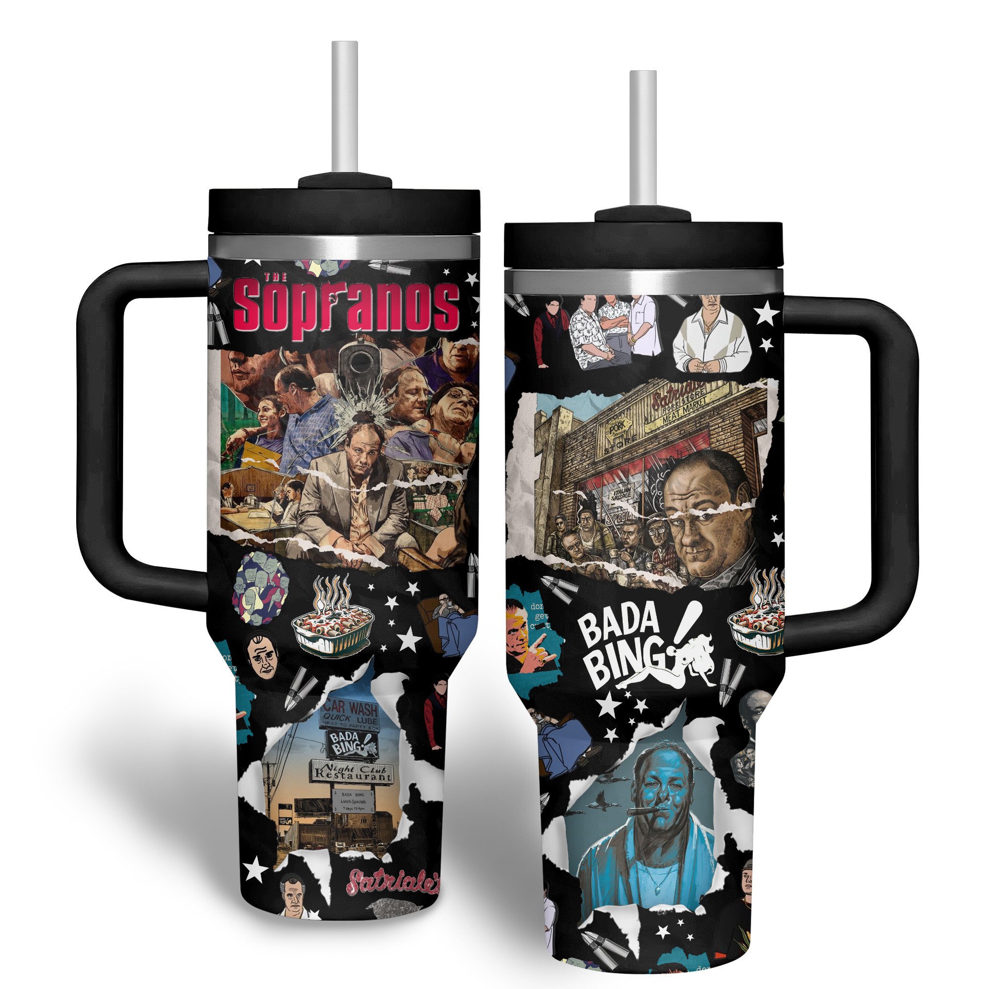 The Sopranos Movies Custom Stanley Cup 40 oz 30 oz Tumbler With HandleTVC2301316