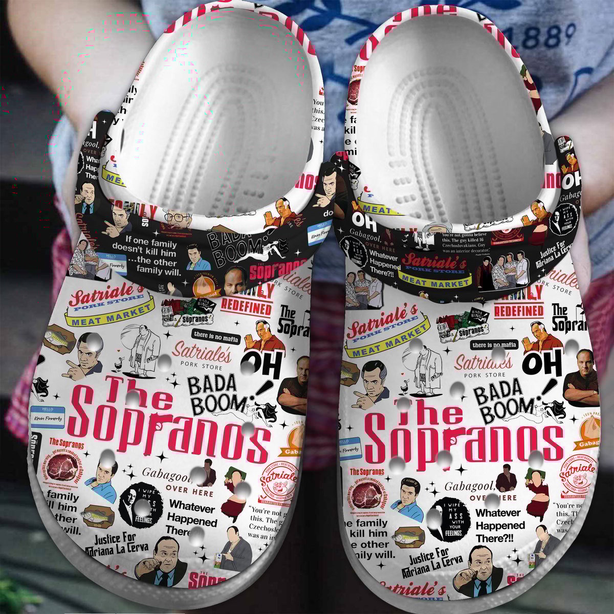 The Sopranos TV Series Crocs Crocband Clogs Shoes Comfortable For Men Women and Kids