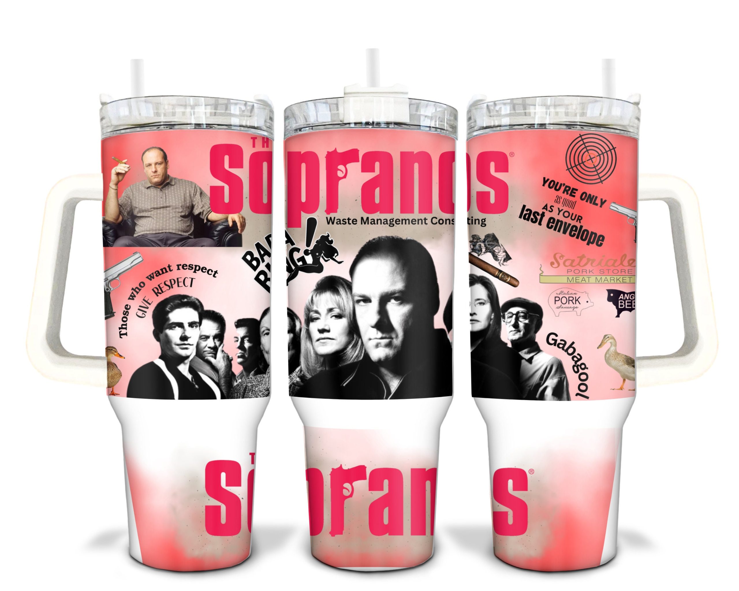 The Sopranos TV Series Custom Stanley Cup 40 oz 30 oz Tumbler With HandleTVC2301906