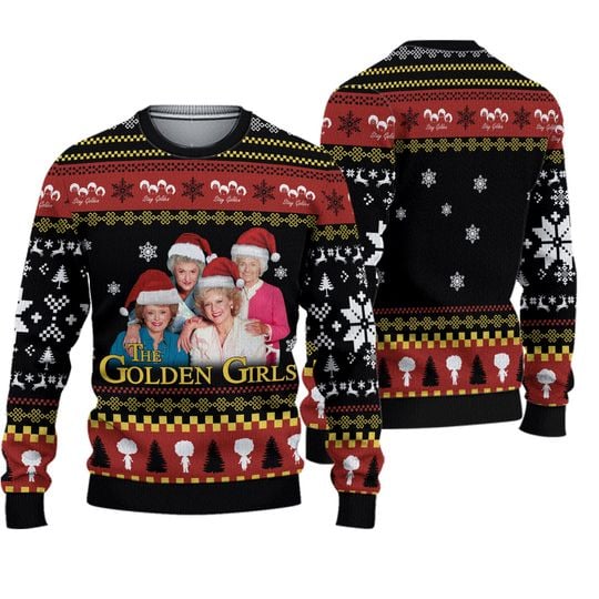 The Stay Golden Christmas Sweater, Stay Golden Sweater Women - Image 2