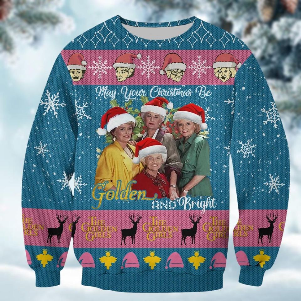 The Stay Golden Christmas Sweater, Stay Golden Ugly Xmas Sweatshirt