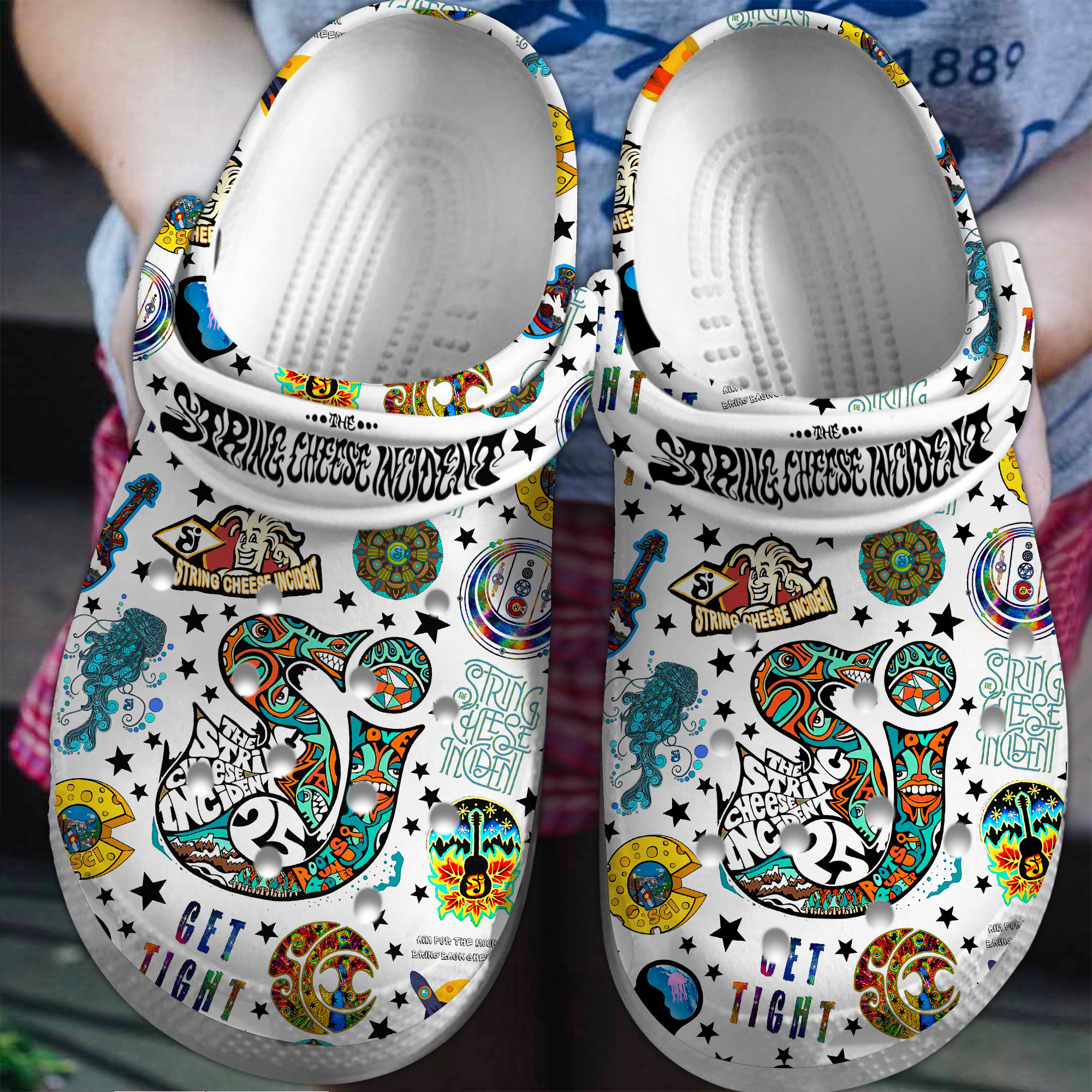 The String Cheese Incident Music Crocs Crocband Clogs Shoes Comfortable For Men Women and Kids