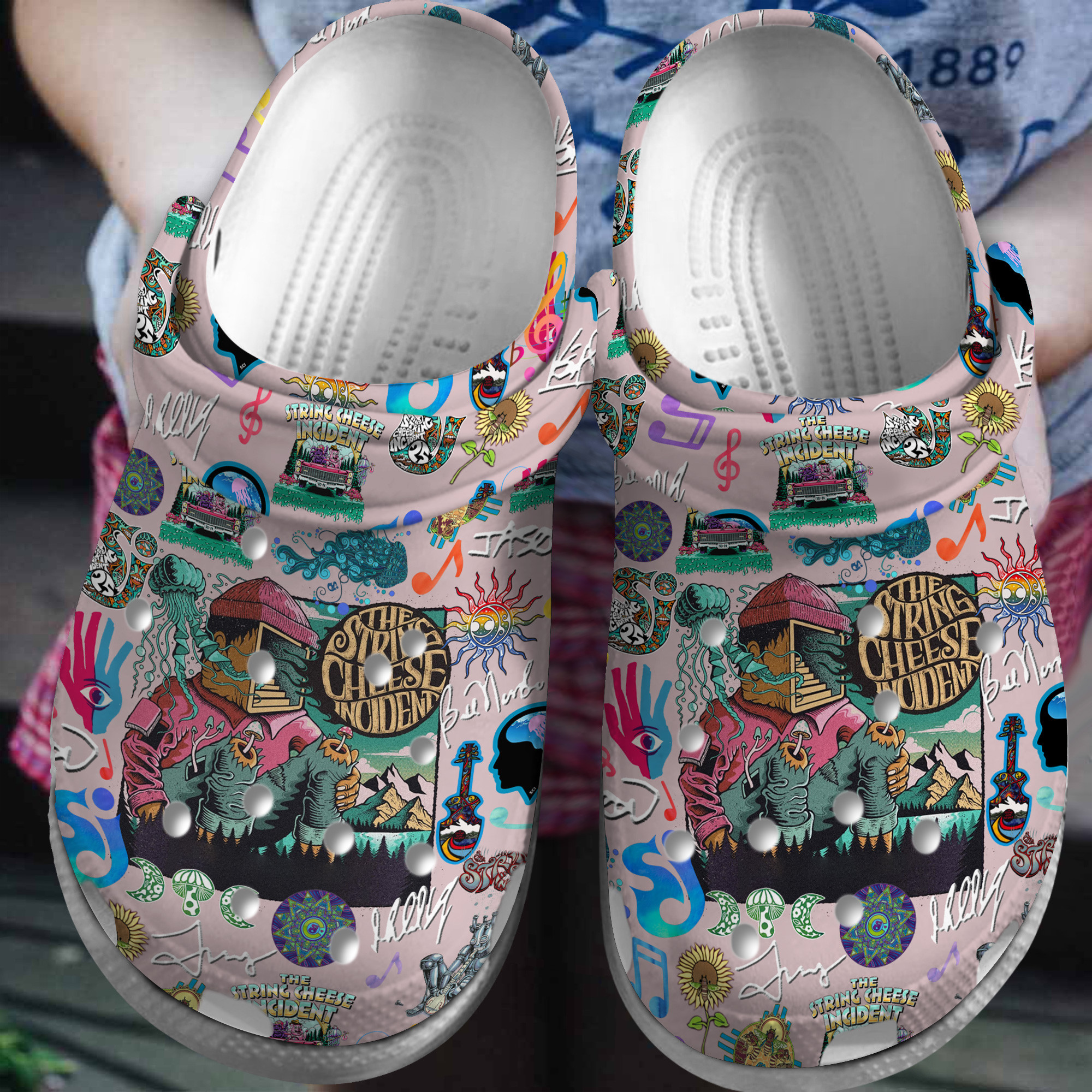 The String Cheese Incident Music Crocs Crocband Clogs Shoes Comfortable For Men Women and Kids