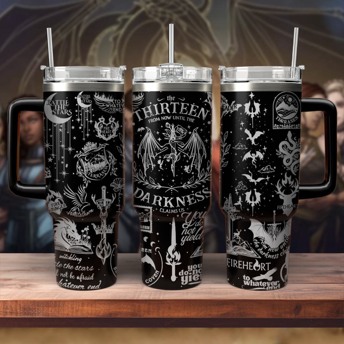 The Thirteen Throne Of Glass Book Custom Stanley Cup 40 oz 30 oz Tumbler With HandleTVC2301568