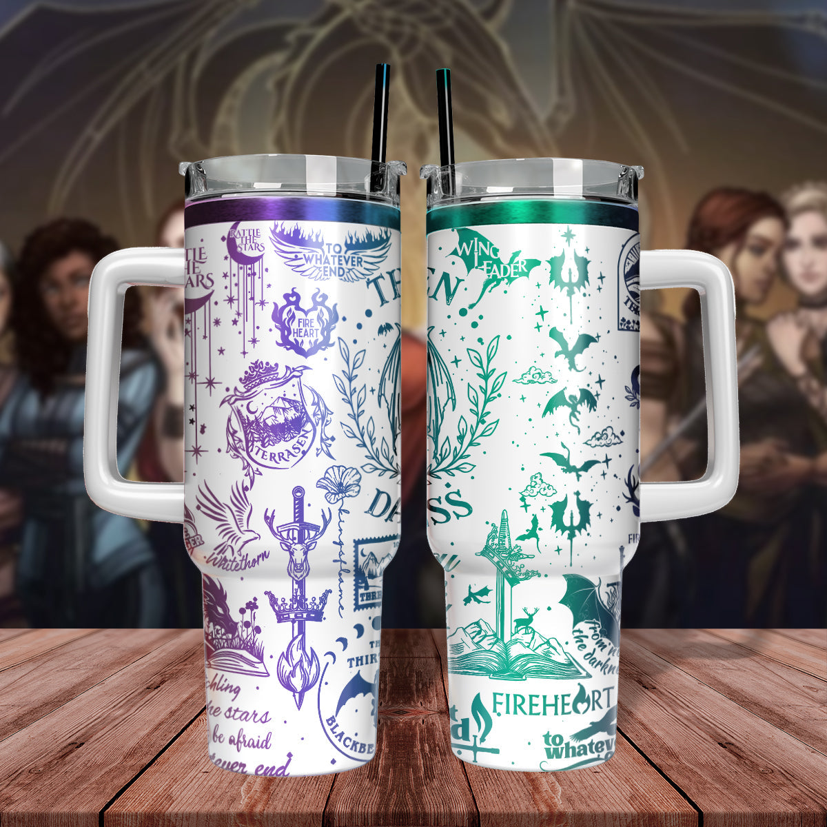 The Thirteen Throne Of Glass Book Custom Stanley Cup 40 oz 30 oz Tumbler With HandleTVC2301568