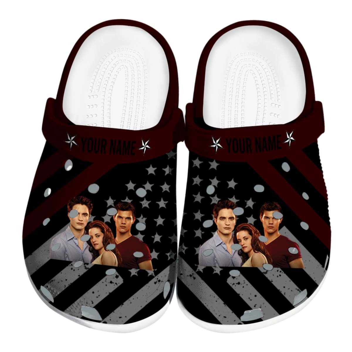 The Twilight Saga Movie Crocs Crocband Clogs Shoes Comfortable For Men Women and Kids