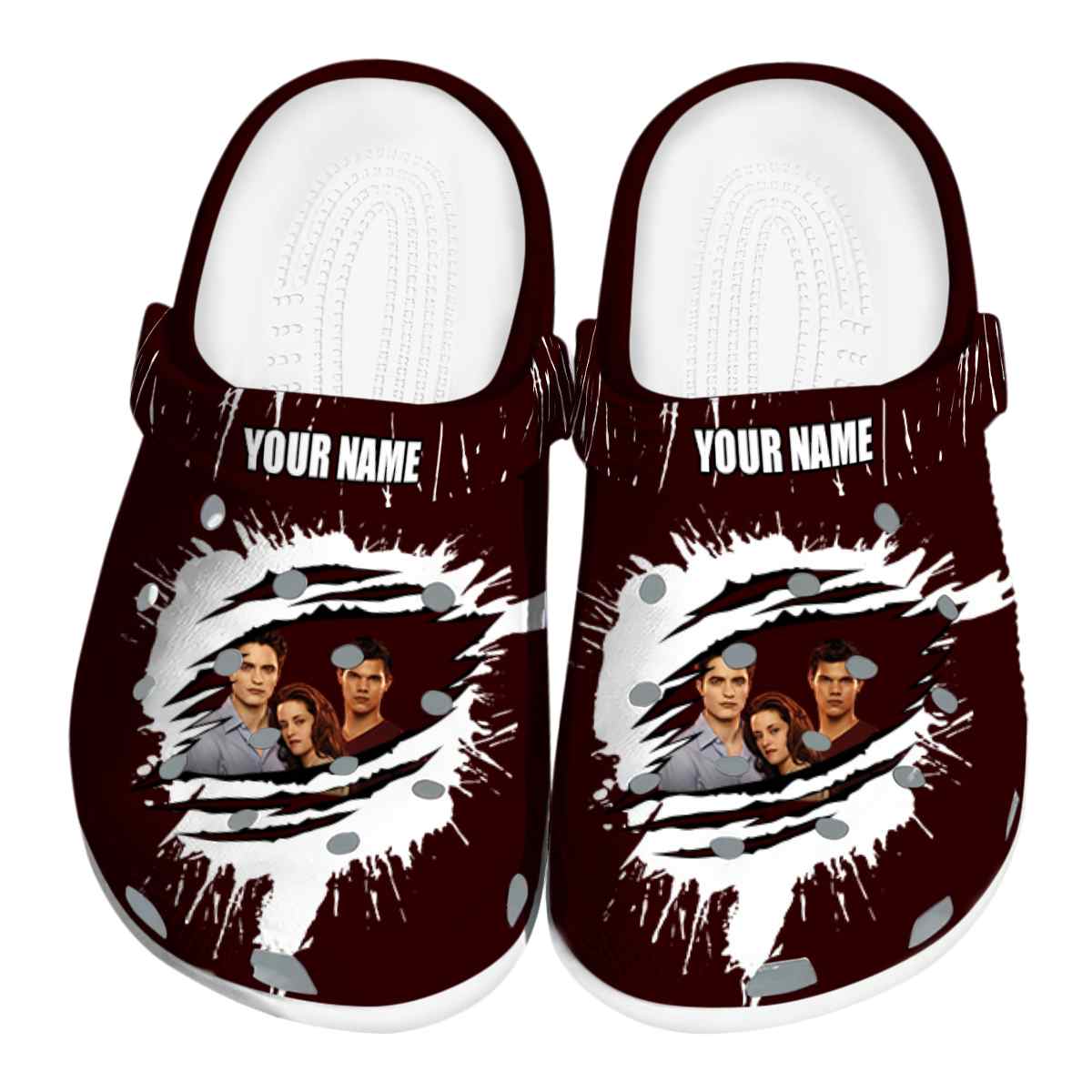 The Twilight Saga Movie Crocs Crocband Clogs Shoes Comfortable For Men Women and Kids